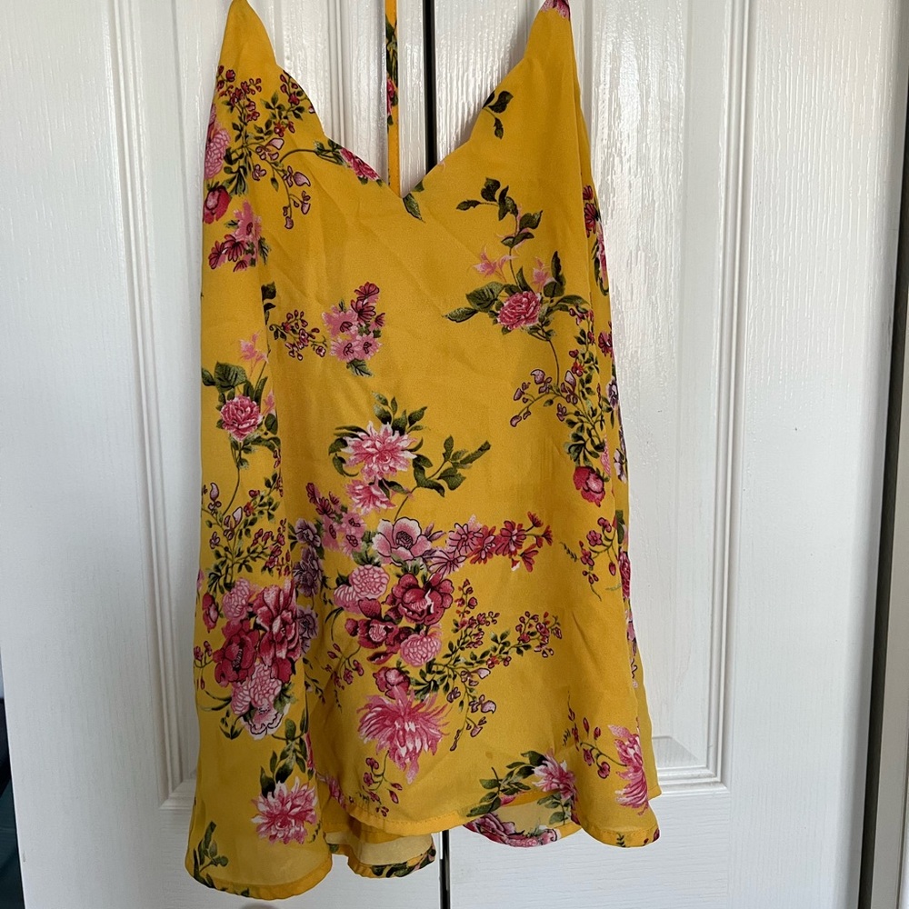 Yellow Tank Top, Size Medium